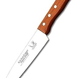 Kneefcy Utility Kitchen Knife with Wooden Handle | Multipurpose Stainless Steel Blade for Cutting, Chopping & Slicing | Chef Knife for Home & Restaurant Use | Compact Food Prep Knife-image-95