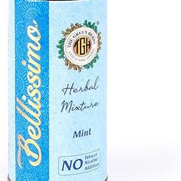 Bellissimo Herbal Mixture, Tobacco & Nicotine free Blend, Tobacco Alternatives to Quit, Cooling Mint Flavour, Roll Your Own, 1 Pack, 1oz / 30gm-image-77
