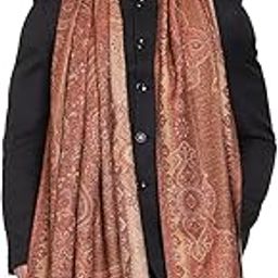 Men's Paisley Design Woven Poly Wool Blend Gents Shawls, Muffler, Stoles for Men [40" X 80"]-image-37