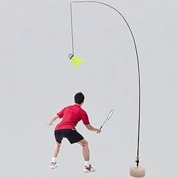 CALANDIS® Badminton Self Training Device Aid Badminton Trainer Exerciser Without Balls-27