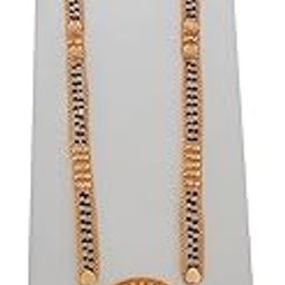 Women's Traditional Long Chain Gold plated Mangalsutra/Gift For Her / 28 inch Long Mangalsutra-image-16