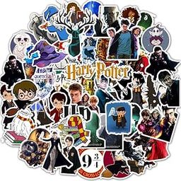 Rousrie - 50 Pieces Vinyl Waterproof Wall Stickers for Kids Random Size, (Harry Potter), Multicolor-image-34