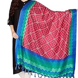 Women's Art Silk Printed Dupatta-20