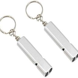 SAZ DEKOR 5x2pcs Emergency Survival Whistle Marine Safety Outdoor Camping Boating Silver-image-37