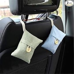 ARUP Air Freshener Air Purifying Bag, Car & Natural Bamboo Activated Charcoal Odor, Pets, Shoes, Kitchen, Basements, Bedrooms Absorber Bag for Closet, Car 30 G (Pack Of 2-image-93