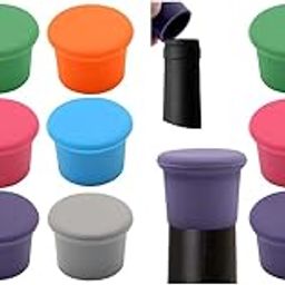 HASTHIP® 12PCS Silicone Wine Stoppers Reusable Beer Bottle Cover Stopper Saver Soft Drink Cap Food-Grade Keep Fresh-image-74
