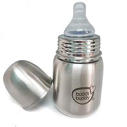 TOY STATION BB 3 in 1 Premium Wide Neck New Baby Feeding Bottle Made with High Grade Stainless Steel | Rust Free Feeding Bottle with Nipple | Leak Proof Baby Bottle | with Extra Spout Sipper | 200 ML-image-13