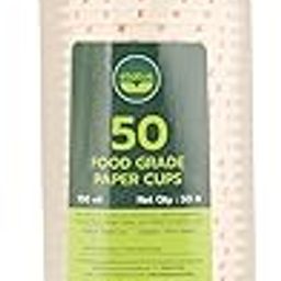 Status Food Grade Paper Glass, 150ml, 50 Pieces, White-30