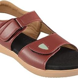 Extra Soft Ortho Care Diabetic & Orthopedic Sandal/Doctor Sandal Footwear with Arch Support Women Brown-picture-41