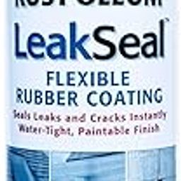 Rust-Oleum 267972 Stops Rust Leakseal Rubber Coating Spray - Pipe Leakage Repair - Roof Leak Repair Spray (Aluminum - 340 Grams)-image-14