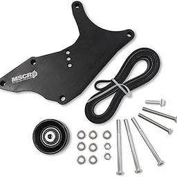 WnSEu LS Dual Alternator Bracket Kit Fit for GM 4.8L 5.3L 6.0L 6.2L Vortec V8 Engine 1999-2013, Black-picture-30