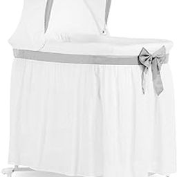 Dream On Me Montreal Portable 2-in-1 Bassinet in Grey-22