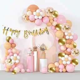 Party Propz Birthday Decoration Items for Girls - 58Pcs Birthday Decoration Kit, Decorations Item for Girls, Balloons for Birthday, Happy Birthday Banner(Cardstock)-picture-28