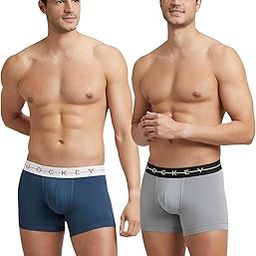 NY16 Men's Super Combed Cotton Elastane Stretch Solid Trunk with Ultrasoft Waistband (Pack of 2)-image-58