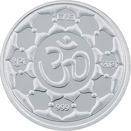 999 Purity Om Silver Coin 10 Gram-image-79
