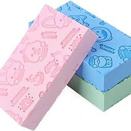 JAGMOOLYA PRODUCTS Baby Bath Scrubber Body Dead Skin Remover Cleaning Shower Brush Sponge Kids (Pack of 1)-picture-13