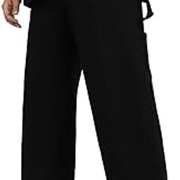 Men's Loose Baggy Fit Cargo Carpenter Jeans with 6 Pockets Non-Stretchable-image-21