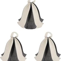 BESPORTBLE Sauna Hat Bathtub Accessories Bathtub Accessories Bathtub Accessories 3 pcs Steam Room Bath Hat Felt Cover with, Felt Russian Hat Russian Hat Russian Hat Sauna Hat for Men-image-39