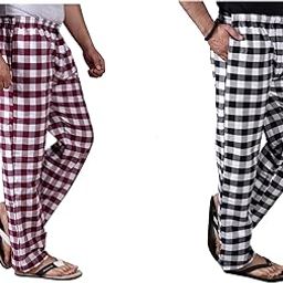 Printed Comfort and Style Combined: Cotton Men's Pajamas Pack of 2, (N723) Multicolour-image-81
