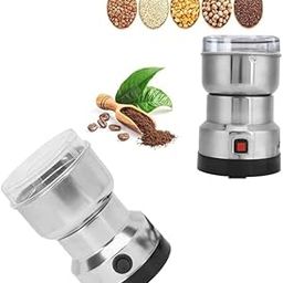 DRUMSTONE ( Buy 1 GET 1 ) Portable Multifunction Electric Spice Grinder | Stainless Steel Grain Mill for Spices, Cereals, Coffee Beans | Low-Noise Design | I Gift for Home Use|15 Years Warranty-image-5