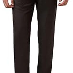 Men Regular Fit Checks Pattern Poly Viscose Blend Flat Front Formal Trouser-image-11