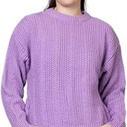 Women 100% Wool Pullover Sweater Regular Fit for Winter Wear | Full Sleeve | Stylish Sweater Crafted with Comfort Fit and Modern Clothing for Winter Wear-image-66
