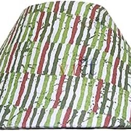 VRCT Round Floral Lamp Shade (10 Inches) (Green Line)-image-36