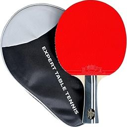 Expert Table Tennis ITTF Approved Flared Palio Legend 3.0 Table Tennis Racket and Case 0, Wood-22