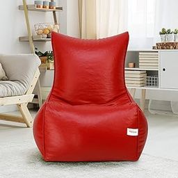 Sattva Chair Style Bean Bag XXXL Bean Bag Filled (with Beans) - Red*-image-51