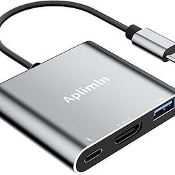 Aplimln USB C to HDMI Adapter, 4K@60Hz HDMI to USB-C Adapter with USBA 3.0 & 100W PD Port Multiport Digital AV Converter for MacBook Pro/Air, iPad, iPhone 15/16, Tablets, Switch, TV, Monitor and More-image-6