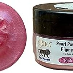 Baby Pink Shade Pearl Mica Powder Pigment for Resin Art and Craft – 20g | Non-Toxic & Skin Safe-image-3