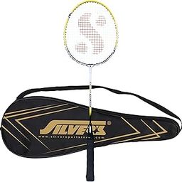 Silver's Aluminium Champ Badminton Racket with Full Cover(Yellow/White)-picture-20