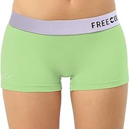 Women's Underwear Antibacterial Micromodal Airsoft Silverfox Waistband | Boy Short - Non-Itch, No Chafing, Sweat-Proof Comfort Size XL Pack of 1-Zesty Lime-image-39