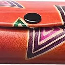 Tej Gifts Leather Lipstick Case Holder with Mirror and Traditional Floral Design, Jewellery Holder Box, Double/2 Lipsticks Cover for Hand Bag Cross Bag (Red)-image-24