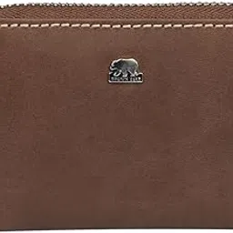 brown bear Brown Leather Unisex Card Holder (BB County 16-11)-picture-8