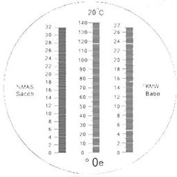 Sinotech Hand Held Wine Oe 0-32% mas Refractometer Rhb-32satc-image-16