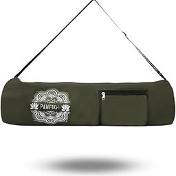 PANFIKH Yoga Mat Bag Holder - Waterproof Yoga Mat Cover Bag with Adjustable Shoulder Strap - Suitable for Yoga mat up to 10mm (Green)-image-39