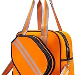 CALANDIS™ Badminton Shoulder Bag Large Handbag for Adults Pickleball Badminton Racquet Orange | Bags | Tennis | Tennis & Racquet Sports-image-2