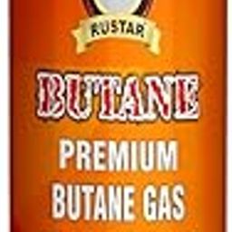 R.O.H.C 225G Refillable Butane Gas Canister - High-Performance Fuel for Lighters, Small Stoves, Flame Torches, Welding, Soldering, Food Baking, and Burners - Safety Release Device Included pack of 1-24
