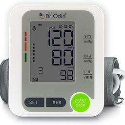 Dr. Odin BSX 516 Fully Automatic Digital Blood Pressure Monitor with Large LCD Display, Play & Oscillometric Method for Most Accurate Measurement, (Grey & White)-30