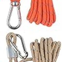 CALANDIS™ Pulley Ratchet Rope Hanger Reflective Wind Rope Orange Khaki | Tent & Canopy Accessories | Tents & Canopies | & Hiking | Outdoor Sports-image-67