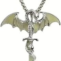 Platinium Dragon Pendant with Rope Leather Belt for Men/Boys/Husband-picture-46