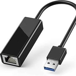 HDF USB to Rj45 Ethernet Adapter, USB to 10/100/1000 Gigabit Ethernet LAN Network Adapter Compatible for Desktop, Router, Tablet & Modem (Black)-5