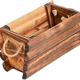 Wood Planter Box Flower Pot Multifunctional Decorative Accessories Rectangle Size S-image-94