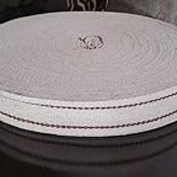 Webbing 2 Inch, Heavy Duty Cotton Webbing Strap 60 Meters Long,Durable Cotton Strapping for Indoor or Outdoor Gear, DIY Crafting, Repairing (White,60 Meters-2.500kg)-picture-56