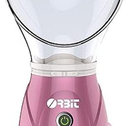 Orbit 2 in 1 Safe facial steamer for Cold, Cough, Vapourizer & Steamer with Nano-Ionic Technology, Inhaler for Home spa- (Pink)-31