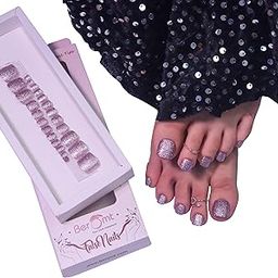 Beromt Nail Tips Beautiful Design Toe Nails Tips For Nailart Decoration Full Fake Acrylic Nails For Women Professsionals - BFN283TN-27