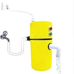 Drumstone (𝐖𝐢𝐧𝐭𝐞𝐫 𝐒𝐚𝐯𝐢𝐧𝐠𝐬 𝟏𝟕 𝐲𝐞𝐚𝐫𝐬 𝐰𝐚𝐫𝐫𝐚𝐧𝐭𝐲) Electric Water Heater - Instant Hot Water, Energy Efficient, Compact & Durable Design for Home & Kitchen Use"-picture-1