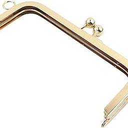 CALANDIS Metal Purse Frame Women Clasp Lock for DIY Craft Clutch Making Bag Light Gold | Purse Handles, Frames & Feet | Foundations & Undergarments-image-20