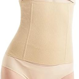 Women's Cotton Spandex Tummy Tucker Belt Shape Up Corset - No Rolling Down Slim Instantly-image-99